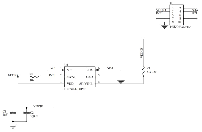 Schematic - STMicroelectronics STEVAL-MKI198V1K Evaluation Kit